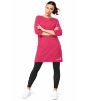 Sudadera larga para mujer KangaROOS – sudadera de estilo deportivo con corte holgado – Prenda cómoda para mujer en color rosa