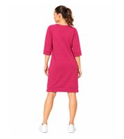Sudadera larga para mujer KangaROOS – sudadera de estilo deportivo con corte holgado – Prenda cómoda para mujer en color rosa