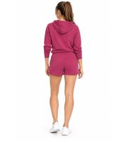 Short en molleton pour femme KangaROOS – Style sportif et moderne, coloris bordeaux-violet