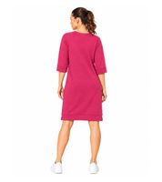 KangaROOS Damen Long-Sweatshirt – sportiver Sweatshirt mit legerer Passform – Bequemes Damen-Oberteil in Rosa oder Schwarz