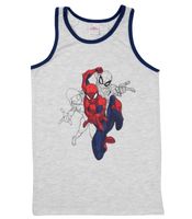 2-Pack MARVEL SPIDER-MAN Kids' Undershirts – Cotton Tank Tops with Assorted Designs, Multicolored