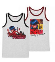 2-Pack Miraculous Kids' Undershirts Cotton Tank Tops with Different Designs Multicoloured