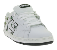 etnies Cinch SMU Unisex Skater Sneakers with Spider Print – 430700000-4199 – White/Black