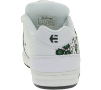 etnies Cinch SMU Unisex Skater Sneakers with Spider Print – 430700000-4199 – White/Black