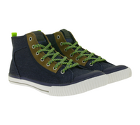 Sneaker alte da uomo ICEPEAK Dale – Calzature casual a collo alto con lacci, 9-78235-386, colore blu navy