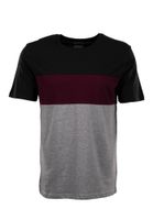 Lakeville Mountain T-Shirt for Men Anui Black Cabernet/Mid Grey Heather