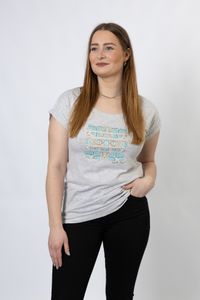 Lakeville Mountain T-Shirt for Women Illimani Whisper White Melange