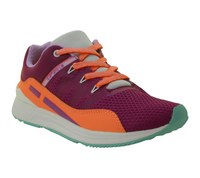ICEPEAK Allende Women’s Sneakers – Sporty Casual Shoes 3-75237-708 – Dark Pink/Orange