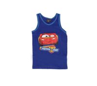 2-Pack Disney PIXAR Cars Kids' Cotton Undershirts – Sleeveless Tank Tops with Different Designs – Multicoloured