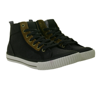 ICEPEAK Dale Women’s High-Top Sneakers – Ankle-High Casual Footwear with Laces (9-75235-990, Black)