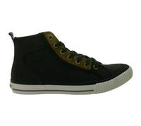 ICEPEAK Dale Women’s High-Top Sneakers – Ankle-High Casual Footwear with Laces (9-75235-990, Black)