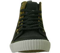 ICEPEAK Dale Women’s High-Top Sneakers – Ankle-High Casual Footwear with Laces (9-75235-990, Black)