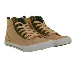 ICEPEAK Dale Women’s High-Top Sneakers – Ankle-High Casual Footwear with Laces (9-75235-605, Pink)