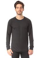 Lakeville Mountain Base Layer for Men Underwear Crew Neck Black