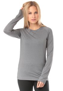 Lakeville Mountain Base Layer for Men Underwear Crew Neck Top Grey