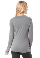 Lakeville Mountain Base Layer for Men Underwear Crew Neck Top Grey