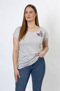 Lakeville Mountain T-Shirt for Women Nanga Whisper White Melange