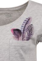 Lakeville Mountain T-Shirt for Women Nanga Whisper White Melange