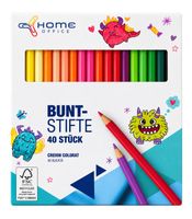 Set of 40 Sellner Home Office colored pencils with an ergonomic hexagonal shape, 40 brilliant colors – **B-stock (second-choice goods) – inspected**
