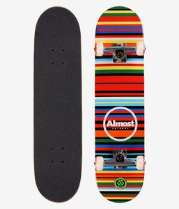 Almost Skateboard completo Unisex Thin Strip Multicolore