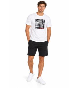 Lakeville Mountain Vaal Herren T-Shirt Baumwoll-Shirt Weiß