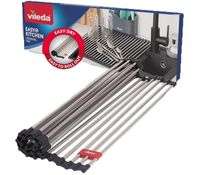 Vileda Roll-up Sink Dish Drying Rack – 45 x 40 cm with 24 rods – Space-saving drying mat **B-stock – inspected** Silver