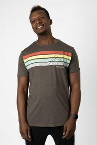 Lakeville Mountain T-Shirt for Men Makalu Mottled Anthracite