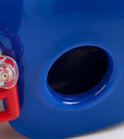 Casque à snacks « Football américain » – Ensemble de 4 pièces pour chips, sauces et friandises – Bleu/Rouge/Blanc