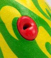 Cohete lanzable DUSSAL con efecto silbador – Juego de lanzamiento al aire libre para niños **Producto de segunda categoría (B-Ware) – revisado** Verde/Amarillo