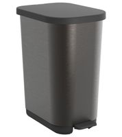 35L Rotho RIBO Pedal Bin for 25–40L Bin Bags with Foot Pedal, Soft-Close & Adjustable Bag Holder **B-Grade – tested** in Light Grey or Dark Grey