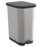 35L Rotho RIBO Pedal Bin for 25–40L Bin Bags with Foot Pedal, Soft-Close & Adjustable Bag Holder **B-Grade – tested** in Light Grey or Dark Grey