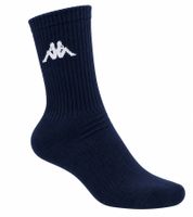10 Paar Kappa Herren & Damen Socken Tennissocken mit Kappa-Logo Sportsocken Baumwoll-Socken Schwarz/Dukelblau