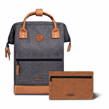 Cabaïa Adventurer Small Londres Black Melanged Rucksack