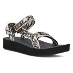 neon floral black/white