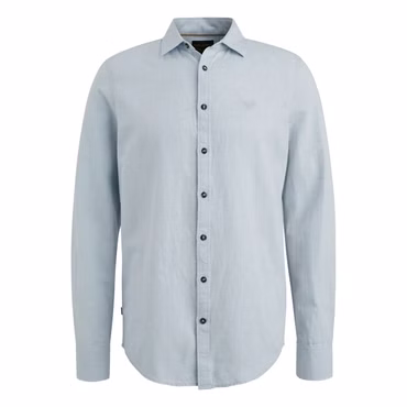 PME Legend Long Sleeve Shirt Cotton Linen 2 Tone - Herren Shirt