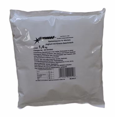 Joghurt mit Kirsch Eispulver für Milcheis 1,4 kg