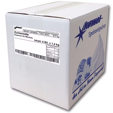 Zuckerwatte Eispulver für Milcheis 8,4 kg