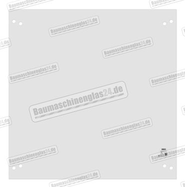 Kubota KX61-2 / KX61-2 APLHA / KX71-2 / KX71-2 ALPHA / KX91-2 / KX121-2 / KX161-2 MINI EXCAVATOR - Frontscheibe oben