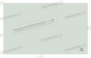 Kubota KX80-4 / KX80-4 Alpha EXCAVATOR - Frontscheibe unten