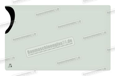 Kubota U27-4 - Frontscheibe unten