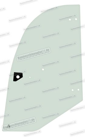 Kramer 750/850/950/1150 - Türscheibe links (B)
