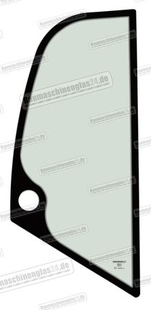 Kramer 750/850/950/1150 - Seitenscheibe R hinter Tür (E)