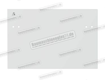 Komatsu PC12R-8 / PC15R-8 EXCAVATOR  - Frontscheibe unten (C)