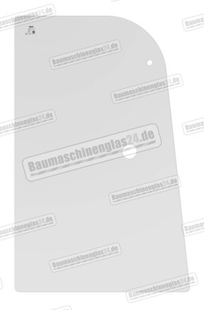 Komatsu PC12R-8 / PC15R-8 EXCAVATOR - Türscheibe - Oben (D)
