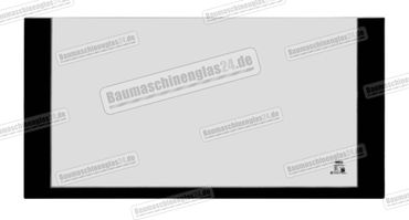 Hitachi ZX16 / ZX18 / ZX25 / ZX27 / ZX30 / ZX35 / ZX40 / ZX50 MINI EXCAVATOR - Frontscheibe unten (B)