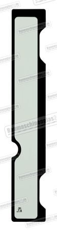 Hitachi ZX22U / ZX27U / ZX30U / ZX50U-2 MINI EXCAVATOR ZX29U-3 / ZX33U-3 / ZX38-3 / ZX48U-3 / ZX52U-3   - Türscheibe - hinten Section