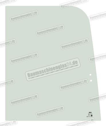 Hitachi ZX33U-6 / ZX38U-6 / ZX48U-6 / ZX55U-6 MINI EXCAVATOR - Schiebefenster rechts vorn