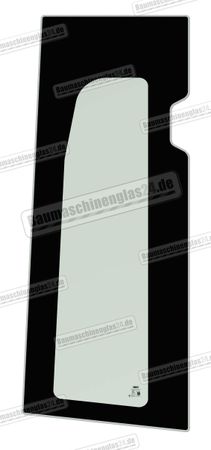 Komatsu WA 380-500 - 6 LOADING SHOVEL (OPTION 2) - Seitenscheibe R hinten
