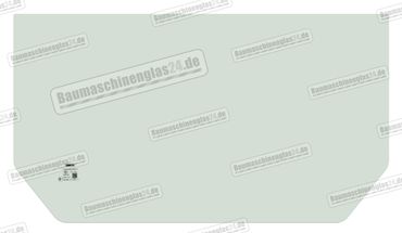 Takeuchi TB228 / TB235 / TB250 MINI EXCAVATOR  - Frontscheibe unten (B)