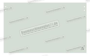 VOLVO EC27C/EC35C/ECR48C - Frontscheibe unten